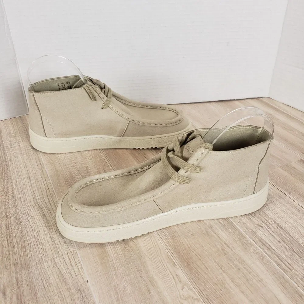 Ohne Project Pietra Chukka Barefoot Boot White Leather Spain US Sz 8.5 Women